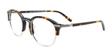 Takumi TK1237 Eyeglasses with Clip-on Sunglasses Tortoise & Steel