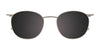 Takumi TK1237 Eyeglasses with Clip-on Sunglasses | Size 49 / Blue Tortoise & Steel