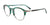 Takumi TK1237 Eyeglasses with Clip-on Sunglasses | Size 49 / Green & Steel