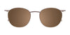 Takumi TK1237 Eyeglasses with Clip-on Sunglasses | Size 49 / Clip Only (Color №010)