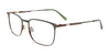 Takumi TK1238 Eyeglasses with Clip-on Sunglasses | Size 52 / Green & Copper