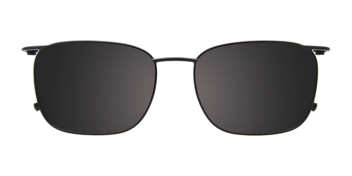 Takumi TK1238 Eyeglasses with Clip-on Sunglasses / Size 52 / Black & Gun