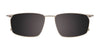 Takumi TK1239 Eyeglasses with Clip-on Sunglasses | Size 52 / Satin Blue & Steel/Blue & Light Blue