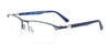 Takumi TK1239 Eyeglasses with Clip-on Sunglasses | Size 52 / Satin Blue & Steel/Blue & Light Blue