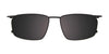 Takumi TK1239 Eyeglasses with Clip-on Sunglasses | Size 52 / Satin Blue & Steel/Blue & Light Blue