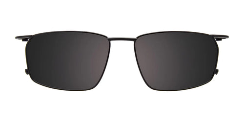 Takumi TK1239 Eyeglasses with Clip-on Sunglasses / Size 52 / Satin Blue & Steel/Blue & Light Blue