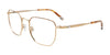 Takumi TK1240 Eyeglasses with Clip-on Sunglasses | Size 51 / Gold & Tortoise