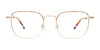 Takumi TK1240 Eyeglasses with Clip-on Sunglasses | Size 51 / Copper & Black