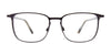 Takumi TK1241 Eyeglasses with Clip-on Sunglasses | Size 53 / Black