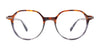 Takumi TK1242 Eyeglasses with Clip-on Sunglasses | Size 48 / Blue & Tortoise/Tortoise