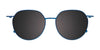 Takumi TK1242 Eyeglasses with Clip-on Sunglasses | Size 48 / Blue & Tortoise/Tortoise