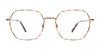 Takumi TK1243 Eyeglasses with Clip-on Sunglasses | Size 53 / Blue Tortoise & Silver