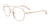 Takumi TK1243 Eyeglasses with Clip-on Sunglasses | Size 53 / Pink Sparkle & Soft Gold