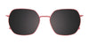 Takumi TK1243 Eyeglasses with Clip-on Sunglasses | Size 53 / Blue Tortoise & Silver