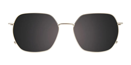 Takumi TK1243 Eyeglasses with Clip-on Sunglasses / Size 53 / Blue Tortoise & Silver