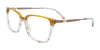 Takumi TK1244 Eyeglasses with Clip-on Sunglasses | Size 52 / Lt Grey Tort & Brown