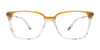 Takumi TK1244 Eyeglasses with Clip-on Sunglasses | Size 52 / Lt Grey Tort & Brown