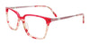 Takumi TK1244 Eyeglasses with Clip-on Sunglasses | Size 52 / Red Tortoise & Red