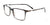 Takumi TK1245 Eyeglasses with Clip-on Sunglasses | Size 50 / Black Gradient