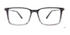 Takumi TK1245 Eyeglasses with Clip-on Sunglasses | Size 50 / Black Gradient