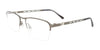 Takumi TK1246 Eyeglasses with Clip-on Sunglasses | Size 50 / Steel