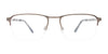 Takumi TK1246 Eyeglasses with Clip-on Sunglasses | Size 50 / Black