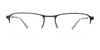 Takumi TK1246 Eyeglasses with Clip-on Sunglasses | Size 50 / Black