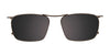 Takumi TK1246 Eyeglasses with Clip-on Sunglasses | Size 50 / Clip Only (Color №020)