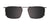 Takumi TK1246 Eyeglasses with Clip-on Sunglasses | Size 50 / Clip Only (Color №090)