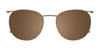 Takumi TK1248 Eyeglasses with Clip-on Sunglasses | Size 47 / Clip Only (Color №010)