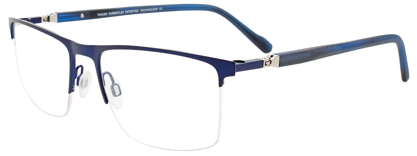 Takumi TK1252 Eyeglasses Satin Dark Blue & Matt Blue