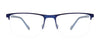 Takumi TK1252 Eyeglasses with Clip-on Sunglasses | Size 56 / Satin Steel & Matt Grey