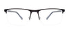 Takumi TK1252 Eyeglasses with Clip-on Sunglasses | Size 56 / Satin Steel & Matt Grey