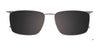 Takumi TK1252 Eyeglasses with Clip-on Sunglasses | Size 56 / Clip Only (Color №020)
