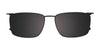 Takumi TK1252 Eyeglasses with Clip-on Sunglasses | Size 56 / Clip Only (Color №090)
