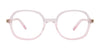 Takumi TK1255 Eyeglasses | Size 47 / Crystal & Crystal Pink