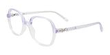 Takumi TK1255 Eyeglasses Crystal Purple & Crystal