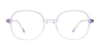 Takumi TK1255 Eyeglasses | Size 47 / Crystal & Crystal Pink