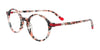 Takumi TK1256 Eyeglasses | Size 45 / Red Mix Pattern & Red