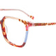 Brn Tort & Beige & Blue Transp