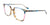 Takumi TK1257 Eyeglasses with Clip-on Sunglasses | Size 51 / Grey Brn Marb & Blue & Pink Tr