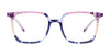 Takumi TK1257 Eyeglasses with Clip-on Sunglasses | Size 51 / Brn Tort & Beige & Blue Transp