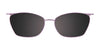 Takumi TK1258 Eyeglasses with Clip-on Sunglasses | Size 53 / Pink Gold