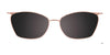 Takumi TK1258 Eyeglasses with Clip-on Sunglasses | Size 53 / Clip Only (Color №010)