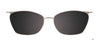 Takumi TK1258 Eyeglasses with Clip-on Sunglasses | Size 53 / Clip Only (Color №050)