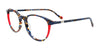 Takumi TK1259 Eyeglasses with Clip-on Sunglasses | Size 50 / Multicolor Tortoise & Red