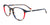 Takumi TK1259 Eyeglasses with Clip-on Sunglasses | Size 50 / Multicolor Tortoise & Red