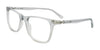 Takumi TK1260 Eyeglasses with Clip-on Sunglasses | Size 52 / Crystal