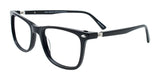 Takumi TK1260 Eyeglasses with Clip-on Sunglasses Black