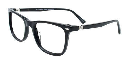 Takumi TK1260 Eyeglasses with Clip-on Sunglasses / Size 52 / Black
